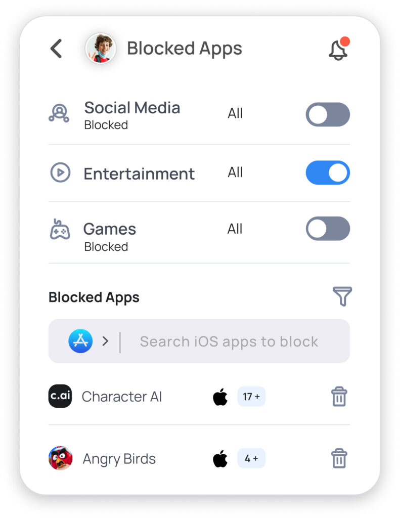 App Blocker Character.AI