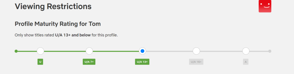 Adjusting Profile Maturity Ratings in Netflix
