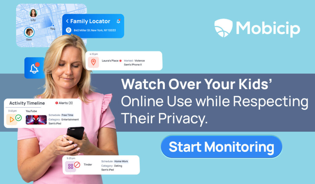 Monitor Kids with Mobicip Parental Controls.