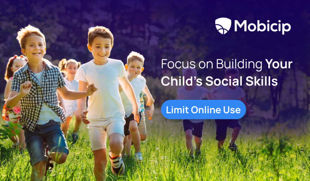 Limit Your child's screen time limit by using parental controls.