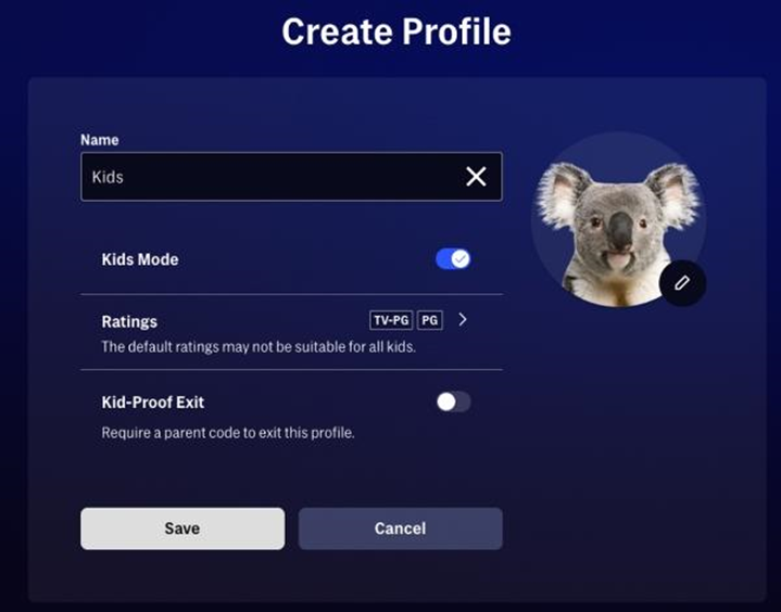 Creating a Profile on HBO Max